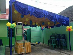 Tenda miring 4x8 Dekor