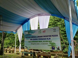 Tenda Lengkung 8x4 Dekor (ukuran sebenarnya tiang ke tiang 8.2m x 4m)